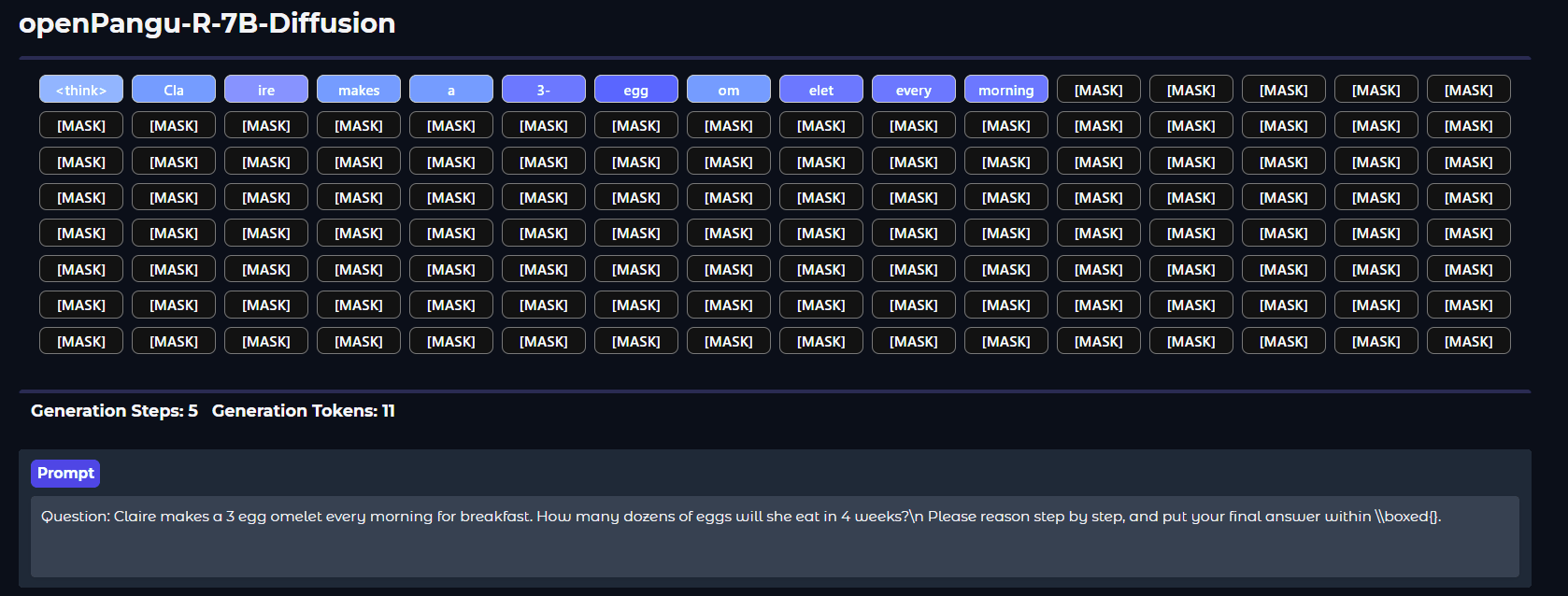 openPangu-R-7B-Diffusion