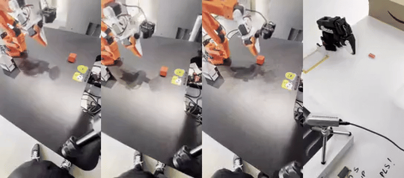 Comparison of SmolVLA across task variations.